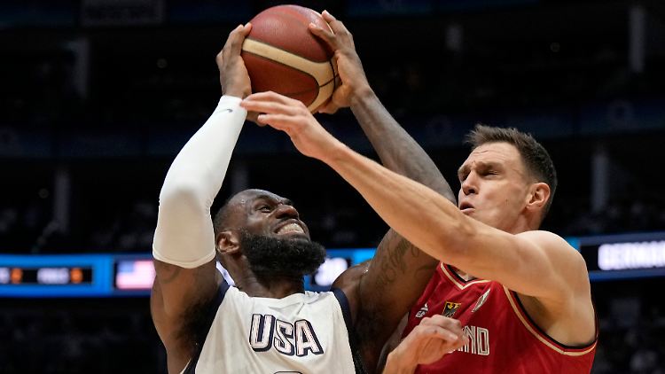 Zu selten konnte Johannes Voigtmann LeBron James stoppen. 