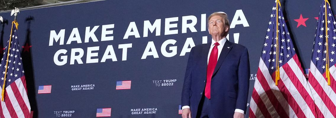 Präsidentschaftskandidat Trump liegt vorne im Rennen zum Einzug ins Weiße Haus
