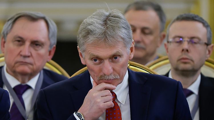 Kremlsprecher Peskow wertete Kiews Gesprächsangebot als Notlage der Ukraine.