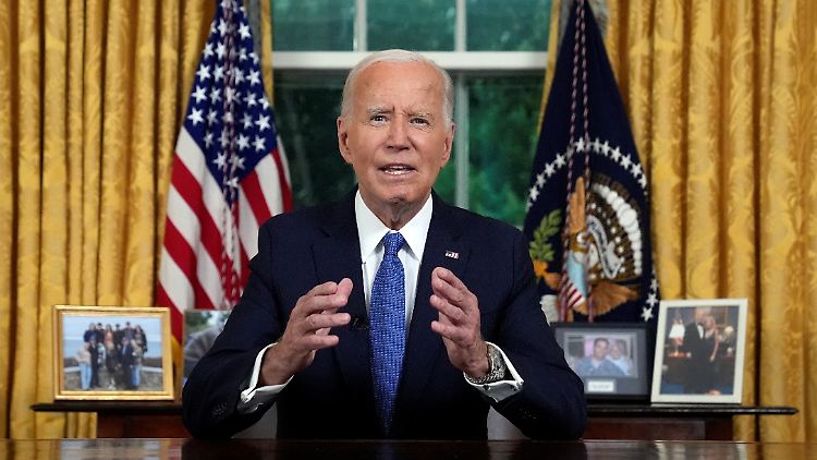 Es liege nun in den Händen der Amerikaner, ihre Republik zu bewahren, sagt Biden.