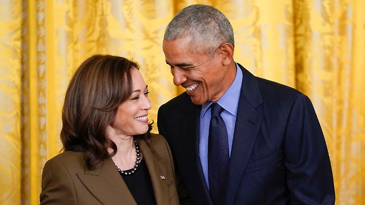 Kamala Harris hat einen Großteil der Partei hinter sich - auch Barack Obama dürfte bald offiziell dazu zählen. 