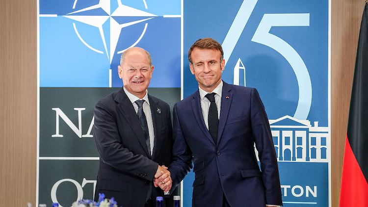 Scholz und Macron sind politisch nicht immer einer Meinung.