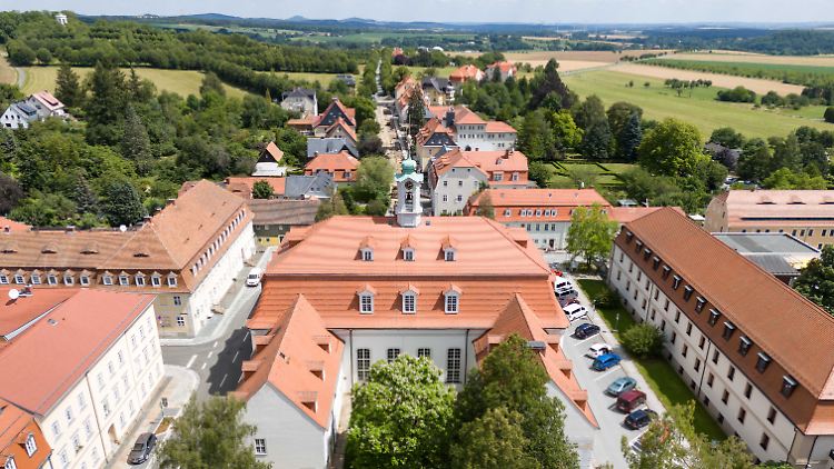 Die Kirche der Brüdergemeine Herrnhut, die nun zum UNESCO-Welterbe gehört.