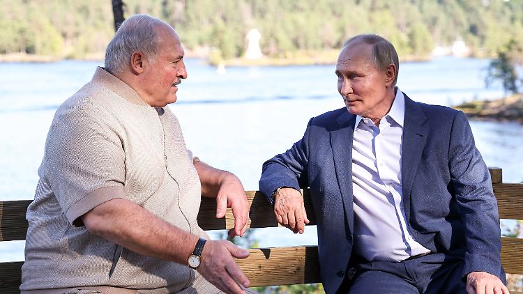 Machthaber Lukaschenko zu Besuch bei Kreml-Chef Wladimir Putin.