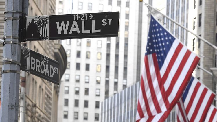 Die Wall Street kann die Gewinne vom Vortag nicht halten.