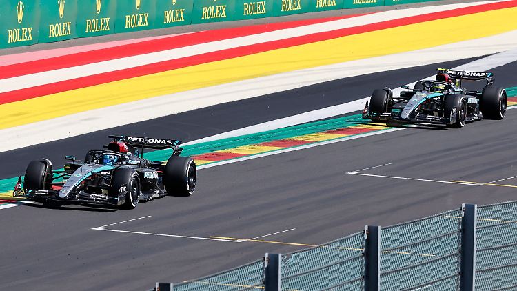 Doppelsieg für Mercedes, der erste seit November 2022.