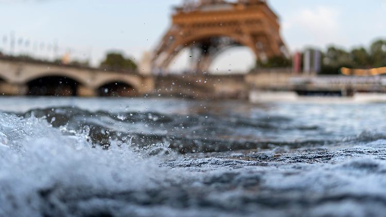 Die Qualität der Seine ist nicht gut genug, um Schwimmer starten zu lassen.