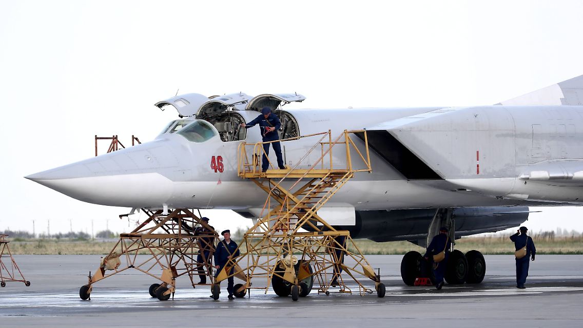 Eine Tupolew Tu-22M3 auf einer älteren Aufnahme.