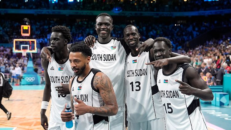 Die Basketball-Riesen aus dem Südsudan.