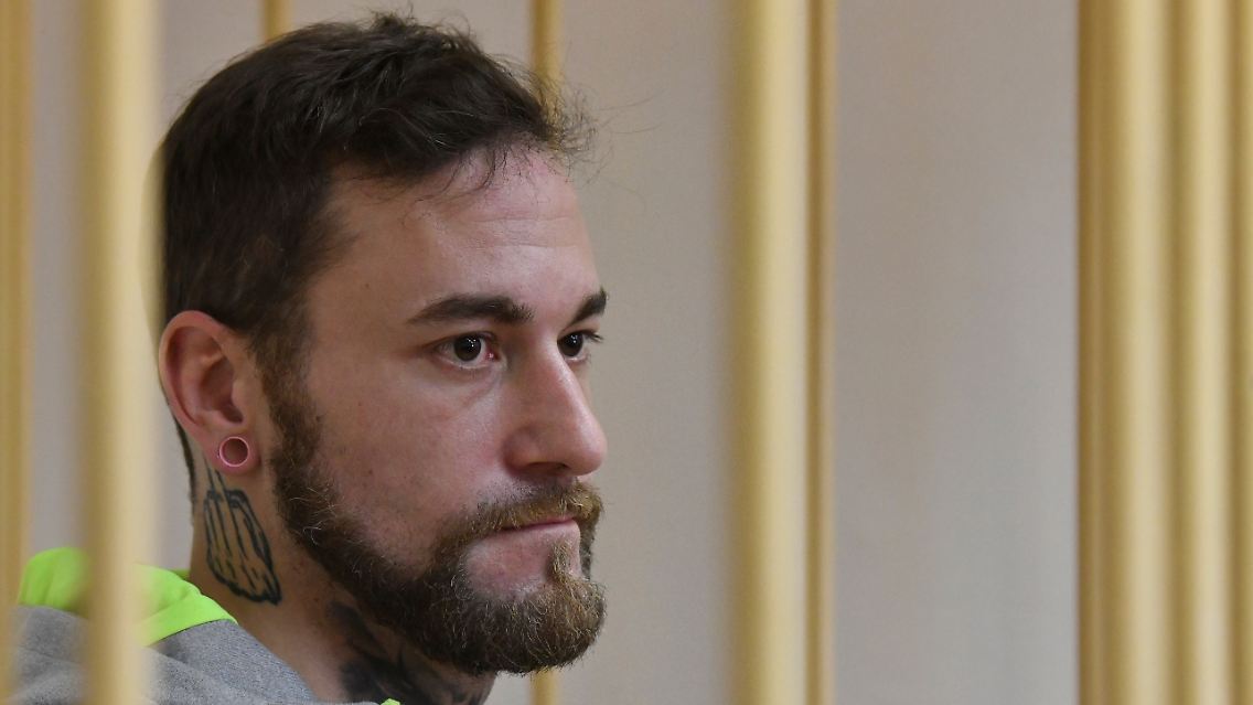 Patrick Schöbel in St. Petersburg.