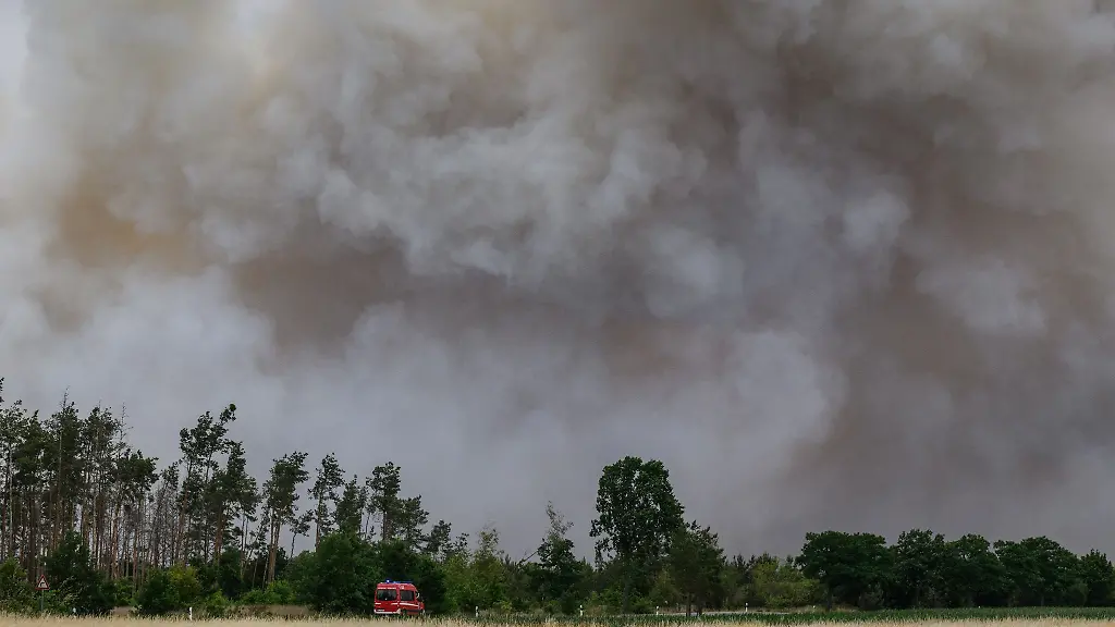 Rauch-steigt-von-einem-Waldbrandgebiet-in-den-Himmel
