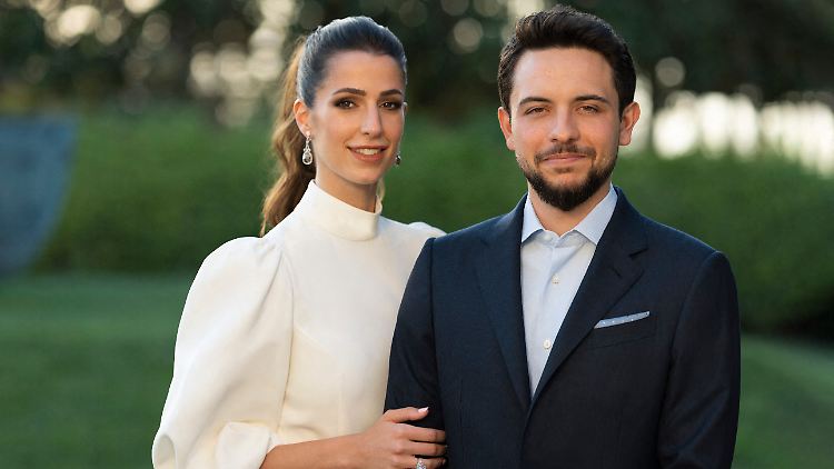 Kronprinz Hussein und Prinzessin Rajwa schlossen am 1. Juni 2023 den Bund der Ehe. 