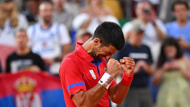 Novak Djokovic spielt um Gold.