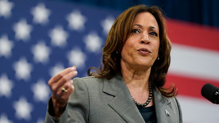 Sie will die erste US-Präsidentin werden: Kamala Harris.
