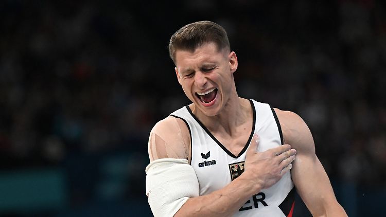 44 Tage nach seiner Oberarmverletzung turnt Lukas Dauser im Olympia-Finale.