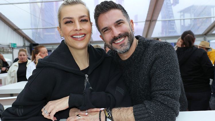 Hier noch ein Herz und eine Seele: Verena und Marc.