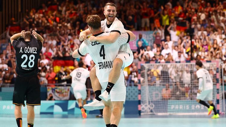 Sie fordern den Gastgeber: das DHB-Team.