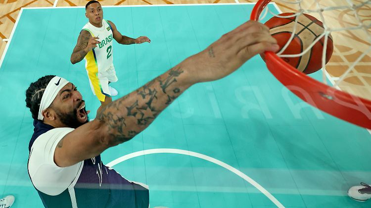Unaufhaltsam bei Olympia: Anthony Davis und die US-Stars.