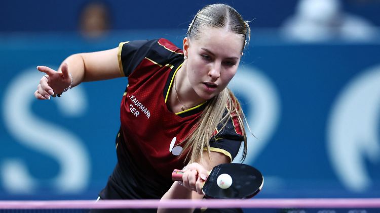 Das neue Gesicht des deutschen Tischtennis: Annett Kaufmann.