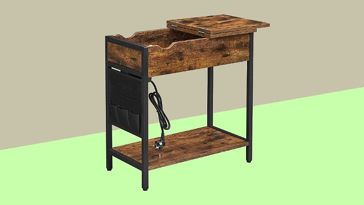 Außen vintage, innen topmodern: Diesen Beistelltisch von Songmics gibt es jetzt zum starken Preis.