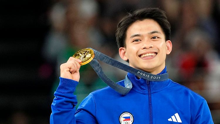 Turner Carlos Edriel Yulo von den Philippinen wird fürstlich belohnt.