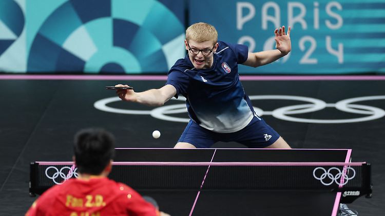 Ein unfassbarer Tischtennisspieler: Felix Lebrun.