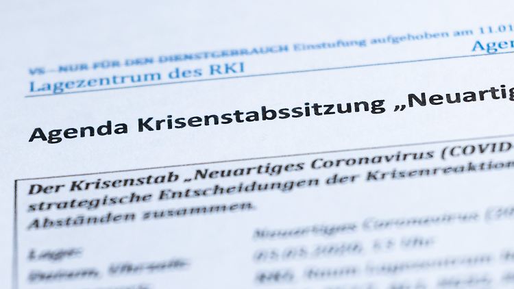 Dais Robert Koch-Institut hat die Dokumente des Corona-Krsenstabs noch nicht freigegeben.