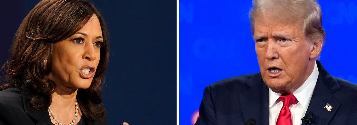 Bald werden sie also aufeinandertreffen: Harris und Trump.