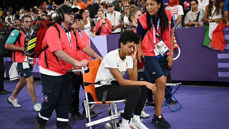 Mihambo erlebte ein schlimmes Ende ihrer Olympischen Spiele in Paris.