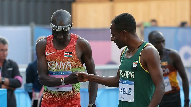 Schwer geschlagen: Eliud Kipchoge.