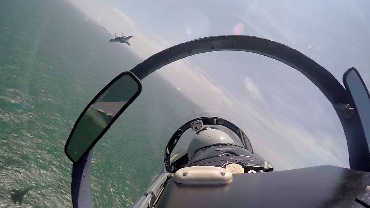 Das chinesische Militär führte laut eigenen Angaben Trainingsaktivitäten durch.