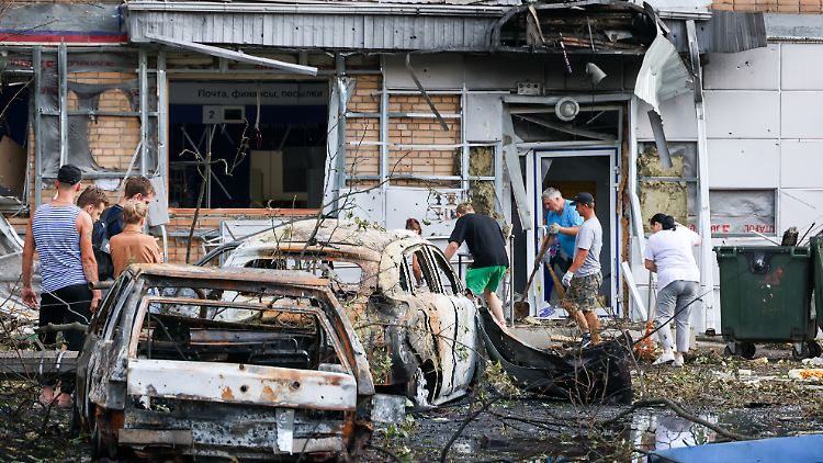 Spuren der ukrainischen Offensive: In Kursk erreicht der russische Angriffskrieg plötzlich die eigene Bevölkerung.