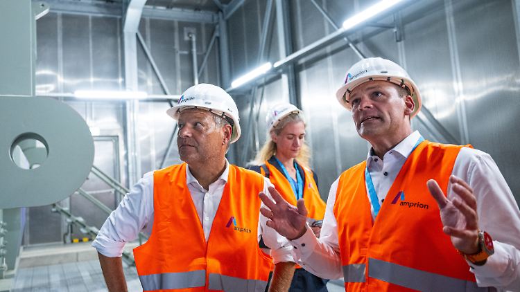 Wirtschaftsminister Robert Habeck ist begeistert.