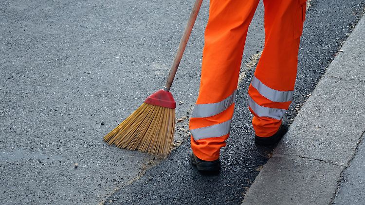 Straßenreinigung ist ein harter Job.
