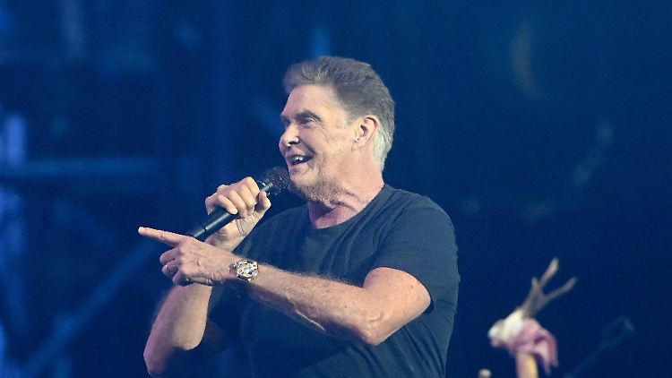 David Hasselhoff bei einem Auftritt in München in diesem Sommer.