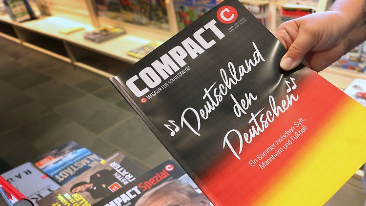 Innenministerin Faeser hatte das Magazin als "zentrales Sprachrohr der rechtsextremistischen Szene" verboten.