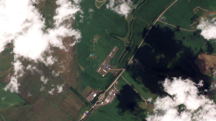 Über diese Gas-Messstation nahe Sudscha wird russisches Gas in die EU gepumpt - sie soll von ukrainischen Truppen eingenommen worden sein.