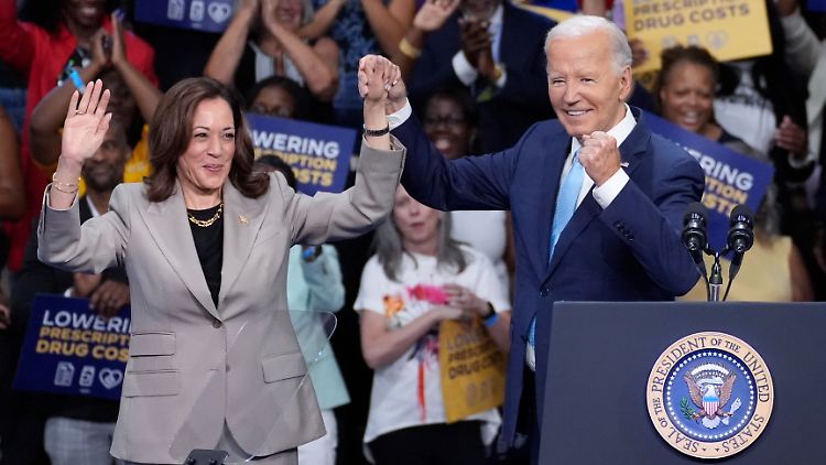 Biden war im Juli aus dem Rennen um eine zweite Amtszeit ausgestiegen. 