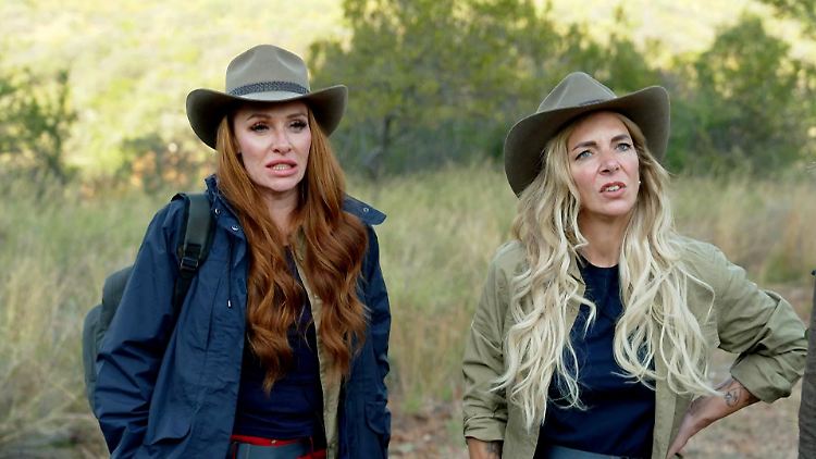 Haben im Dschungel leider weder Föhn noch Lockenstab: die legendären Camperinnen Georgina Fleur und Danni Büchner.