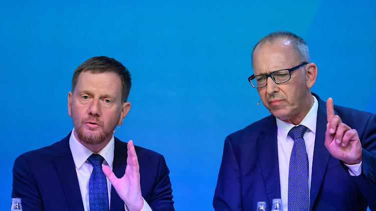 Die CDU und die AfD liefern sich in Sachsen ein Rennen um Platz eins. 