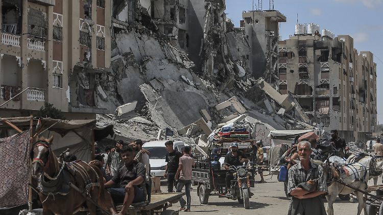 Die Verhandlungen in Doha fanden nach US-Einschätzung in einer "positiven Atmosphäre" statt. Der Krieg im Gazastreifen geht derweil ungehindert weiter.