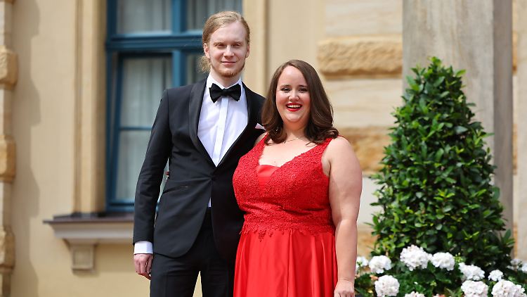Florian Wilsch und Ricarda Lang zeigten sich vor einigen Wochen auf dem roten Teppich der Bayreuther Festspiele.