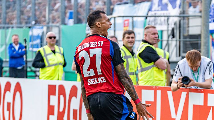 Davie Selke sorgte für die Vorentscheidung für den Hamburger SV.