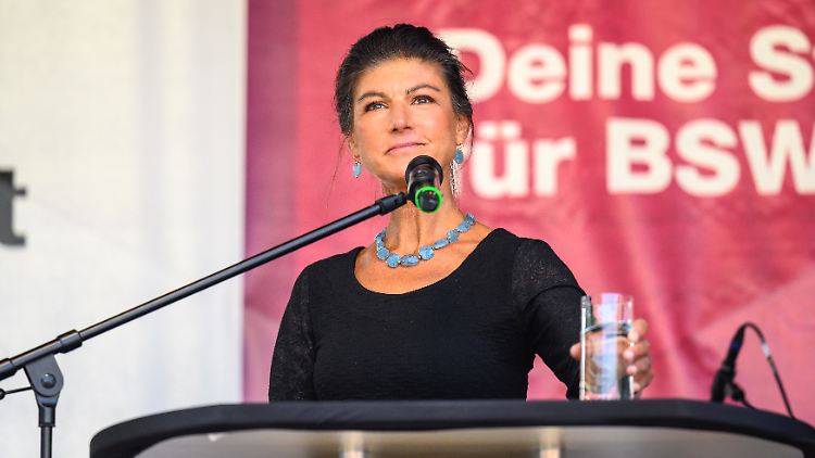 Sahra Wagenknecht kann bei den Landtagswahlen auf einen großen Erfolg ihres BSW hoffen.