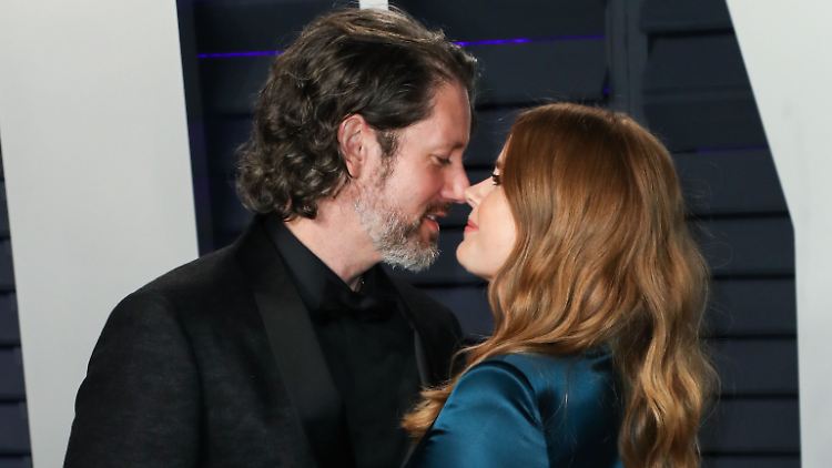 Tiefe Blicke auf dem roten Teppich: Darren Le Gallo und Amy Adams sind seit 2001 ein sichtlich glückliches Hollywood-Paar.