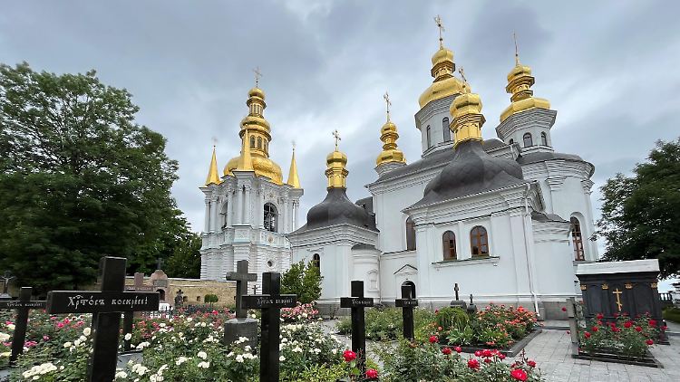 Das berühmte Höhlenkloster in Kiew gehörte zur Moskau nahestehenden ukranisch-orthodoxen Kirche.