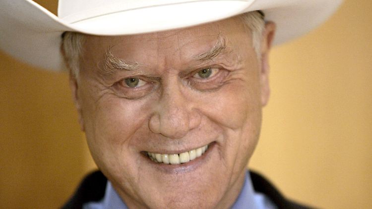 Markenzeichen großer Hut: Larry Hagman. Oder J.R. Ewing?