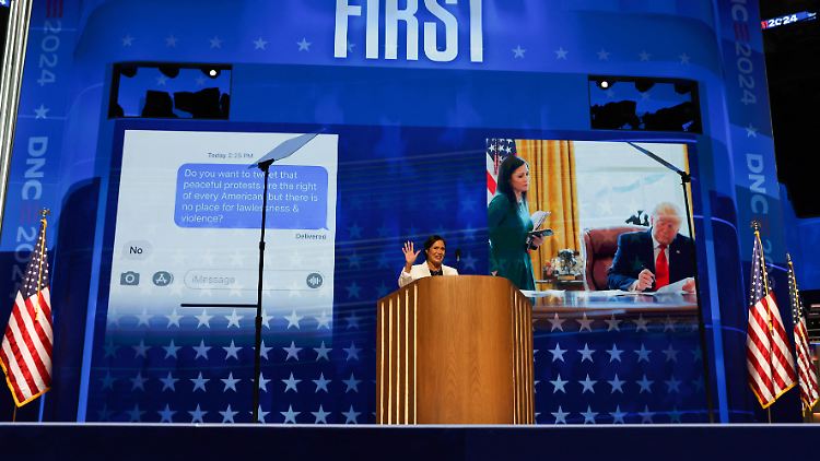 Nach dem Sturm auf das US-Kapitol zog Stephanie Grisham die Reißleine und brach mit Trump. Jetzt will sie Harris zum Sieg verhelfen.