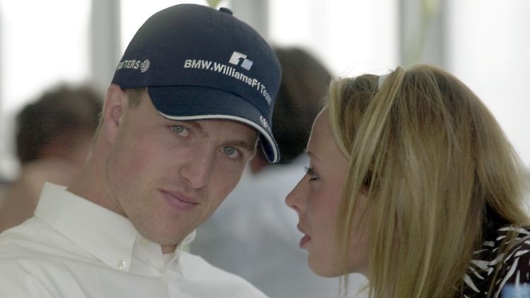 Ralf und Cora Schumacher im Jahr 2001. Heute fragt sie sich: "War er aufrichtig zu mir?"