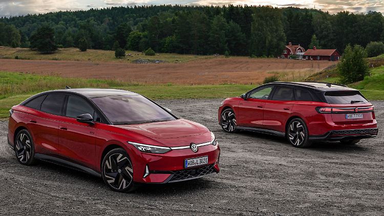 VW ID.7 GTX als Limousine und Kombi: In knapp über 5 Sekunden stürmen diese Familien-Flitzer aus dem Stand auf Tempo 100.